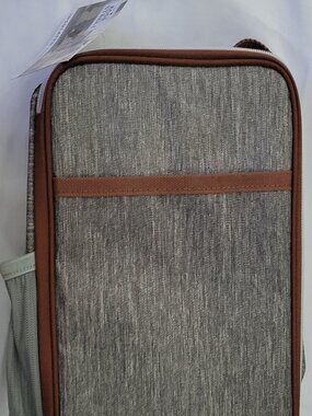 Gray Insulated Lunch Bag